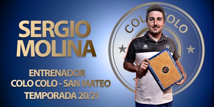Molina, nuevo entrenador del Colo Colo - San Mateo. Foto: Twitter.
