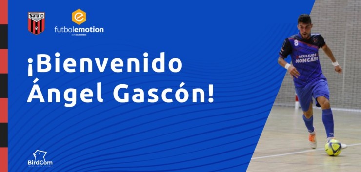 Ángel Gascón, nuevo fichaje del Fútbol Emotion Zaragoza. Foto: Fútbol Emotion Zaragoza.
