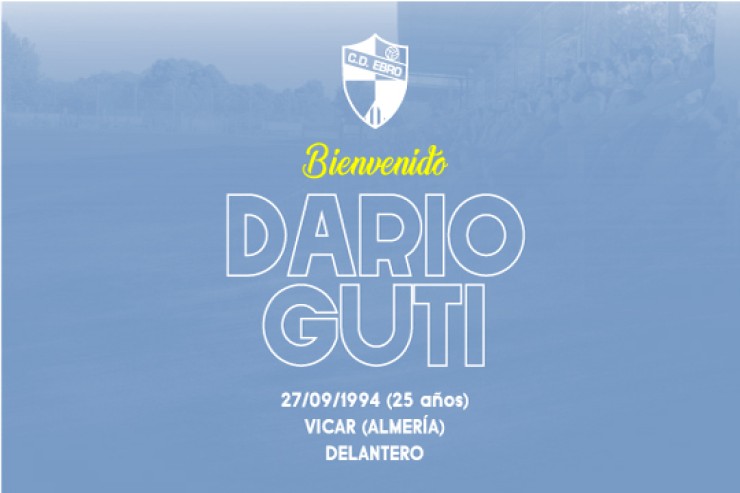 Darío Guti es el segundo fichaje del CD Ebro para la próxima campaña