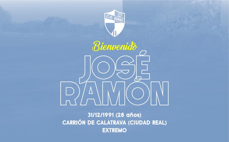 José Ramón es el primer fichaje del CD Ebro para el próximo curso.