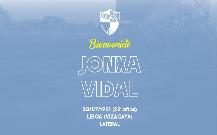 Jonxa Vidal, nuevo jugador del CD Ebro