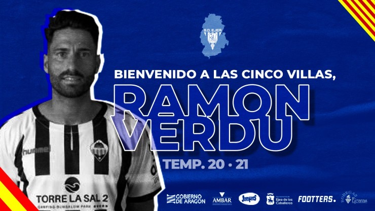 Ramón Verdú, nuevo jugador de la SD Ejea.