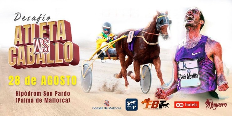 Toni Abadía se medirá ante un caballo en el Hipódromo Son Pardo de Palma de Mallorca.