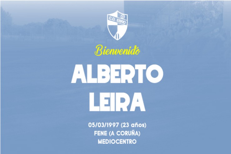 Alberto Leira, nuevo jugador CD Ebro