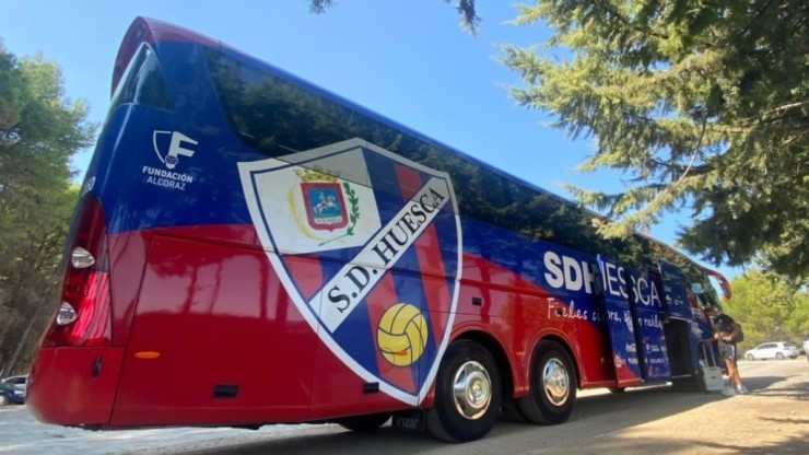 Míchel Sánchez se lleva a 21 jugadores a Castellón. Foto: SD Huesca.