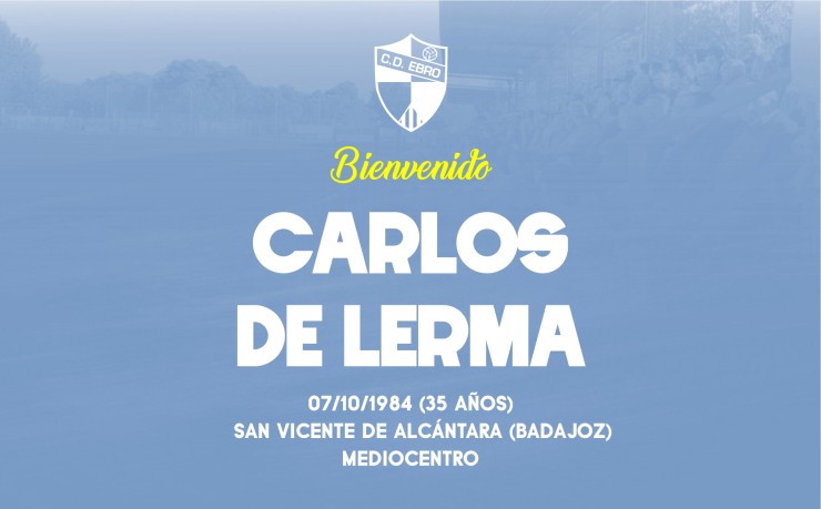 Carlos de Lerma es el nuevo fichaje del CD Ebro.