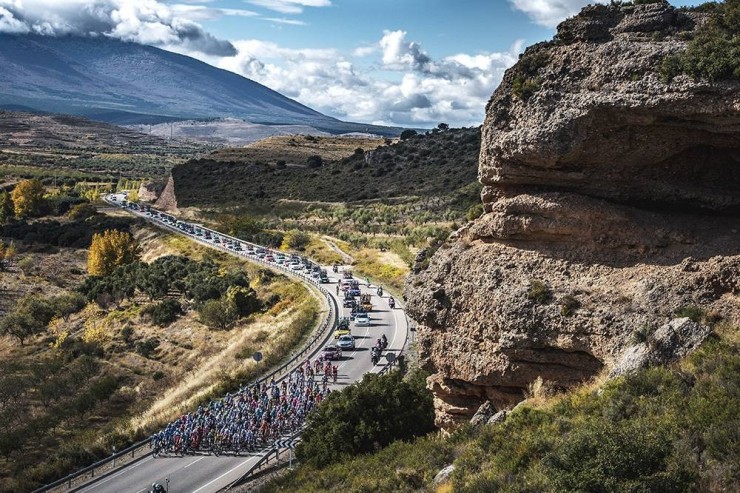 La Vuelta recorrerá Aragón a lo largo de este fin de semana.
