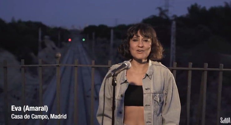Eva Amaral en la participación del videoclip #CulturaSegura