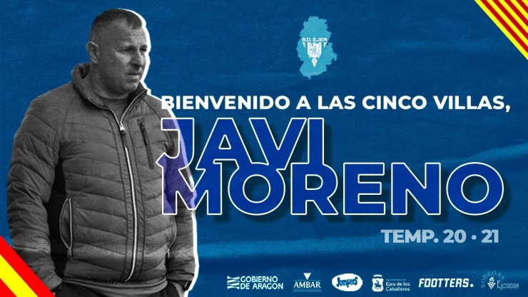 Javi Moreno dirigirá a la SD Ejea.