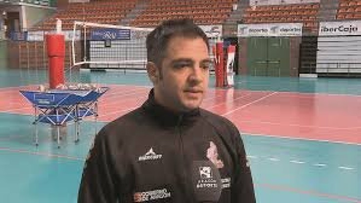 Miguel Rivera, en una entrevista para Aragón Deporte
