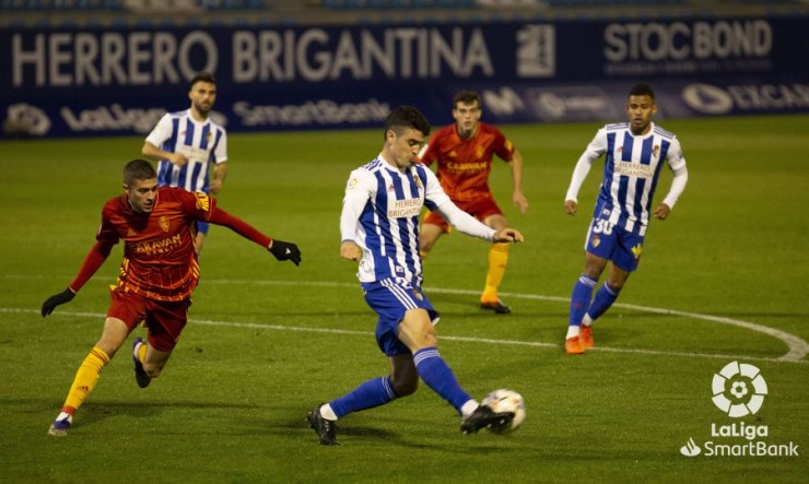 El Real Zaragoza busca esta noche los tres puntos en El Toralín. Foto: LaLiga