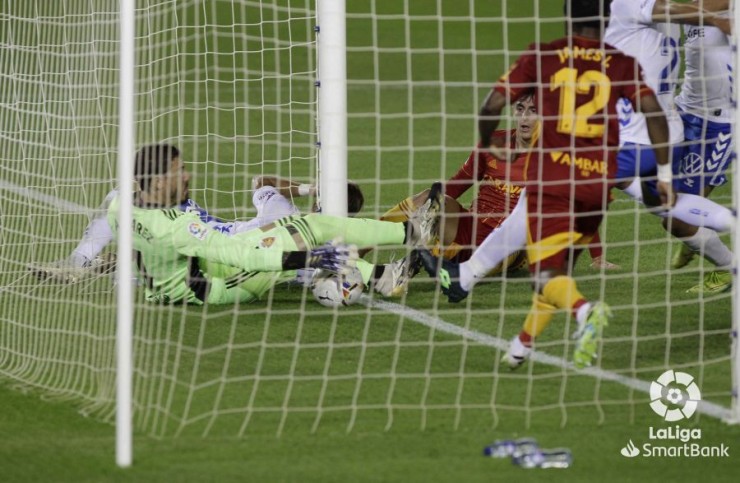Cristian Álvarez no pudo detener el gol que decidió el encuentro. Foto: LaLiga