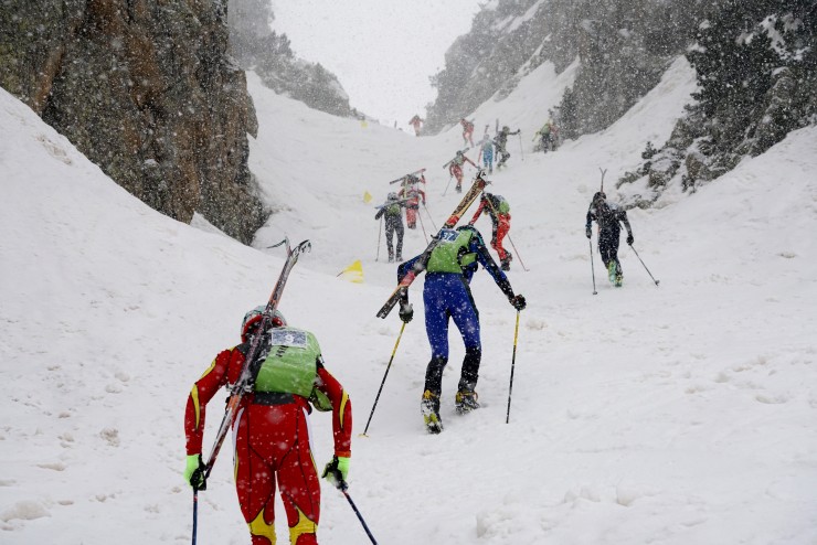 Imágenes de la Copa de España de esquí de montaña. Foto: Alejandro Peña.