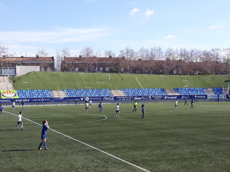 Imagen del partido disputado este sábado. Foto: Zaragoza CFF