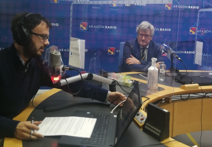 El presidente del TSJA, Juan Carlos Zapata, en Aragón Radio