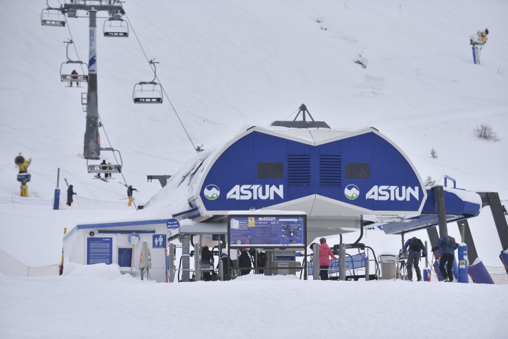 La estación de esquí de Astún en el Pirineo aragonés
