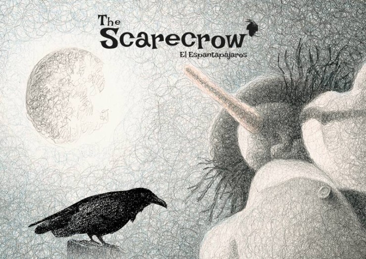 Imagen del libro 'The scarescrow' ('El espantapájaros'), galardonado como Libro Mejor Editado 2019