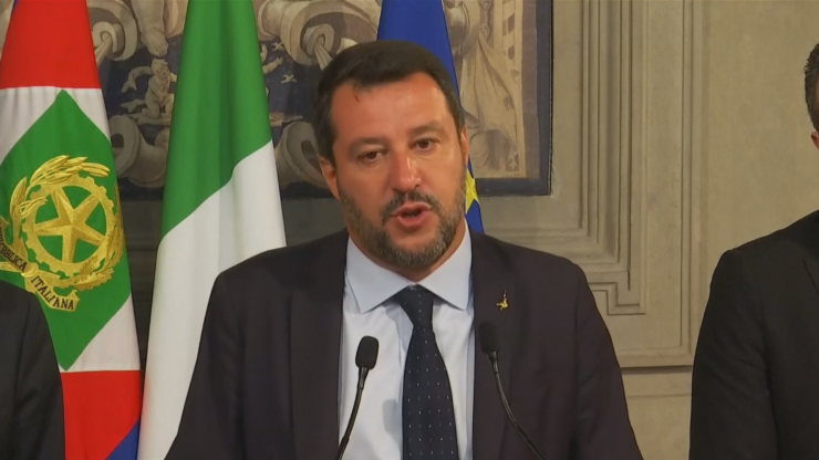 El ex ministro italiano de interior, Matteo Salvini.