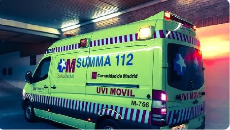 Una ambulancia del Summa-112 en Madrid