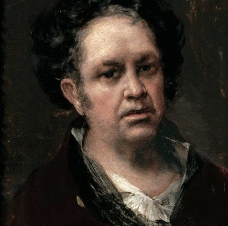 Autorretrato de Francisco de Goya.
