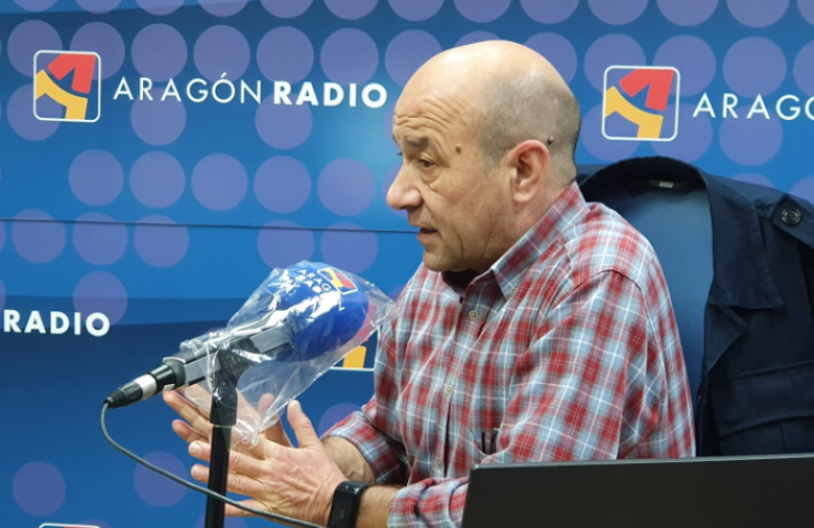 Daniel Alastuey, secretario general de UGT Aragón, en Aragón Radio.