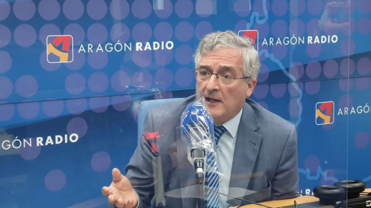 Joaquín Olona, consejero de Agricultura, Ganadería y Medio Ambiente, en Aragón Radio.