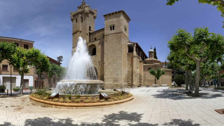 Iglesia de Santa María en Ejea de los Caballeros (Zaragoza).
