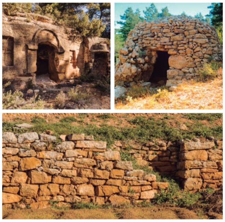 Ejemplos de arquitectura de piedra seca en Valderrobres
