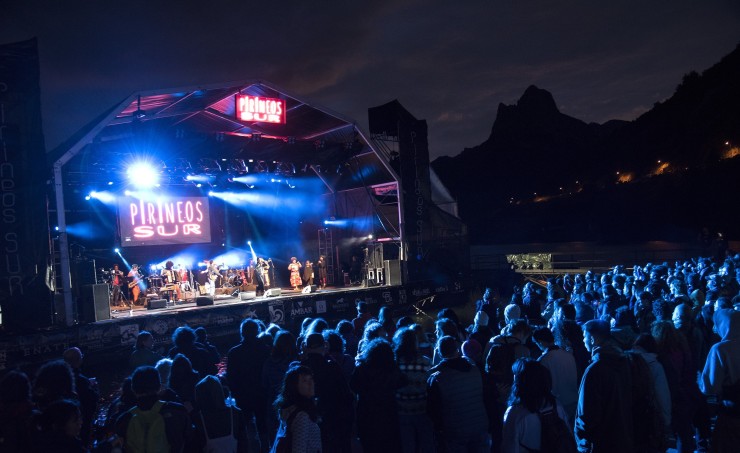 Concierto en el Festival Pirineos Sur en 2018.