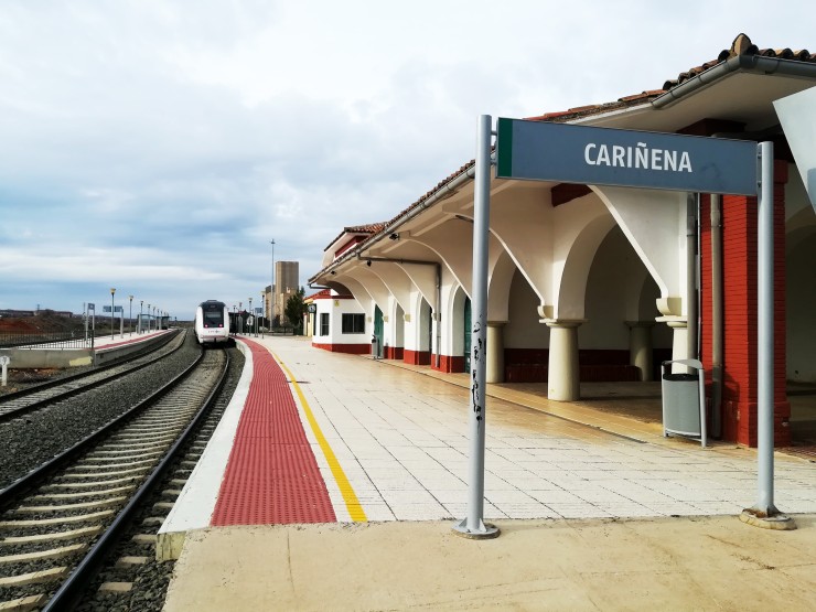 Estación de tren de Cariñena.