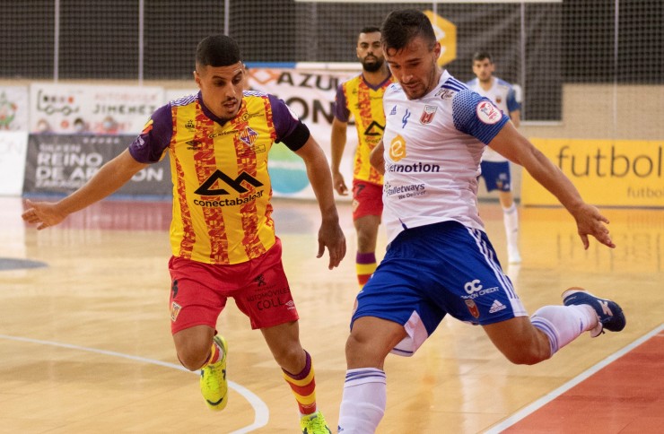 Óscar Villanueva durante el último choque frente al Palma Futsal | Foto: Jorge Vicioso