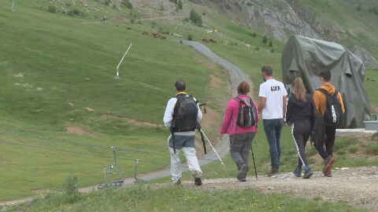 Imagen de un grupo de participantes en el programa 'Conviértete en montañero'.