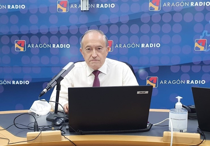 El director de Cáritas Zaragoza, Carlos Gómez Bahillo, en Aragón Radio.