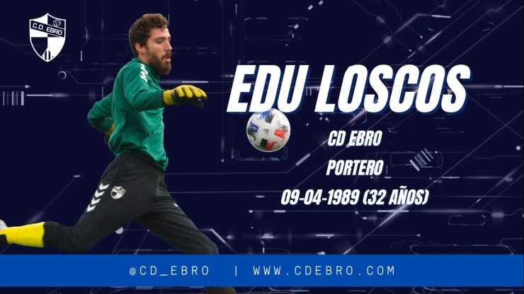 Edu Loscos renueva con el CD Ebro.