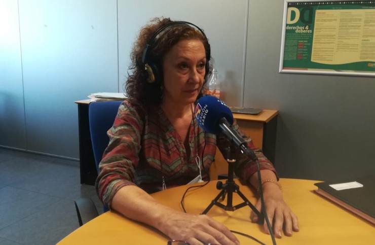Concha Revilla, en el programa Despierta Aragón de Aragón Radio.
