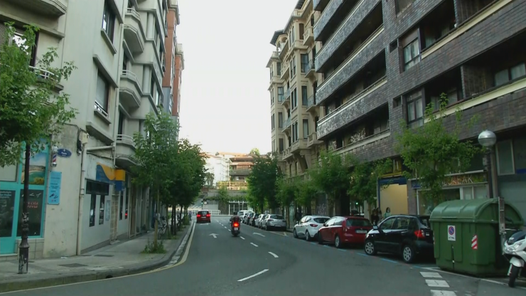 Calle de San Sebastián donde fue detenido el presunto autor.