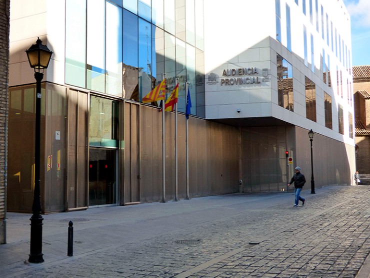 Sede de la Audiencia Provincial de Zaragoza.
