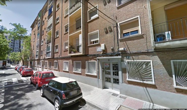 Calle Blanco Cordero en Zaragoza, ubicación donde se ha encontrado el 'supermercado de la droga' (Google Maps).