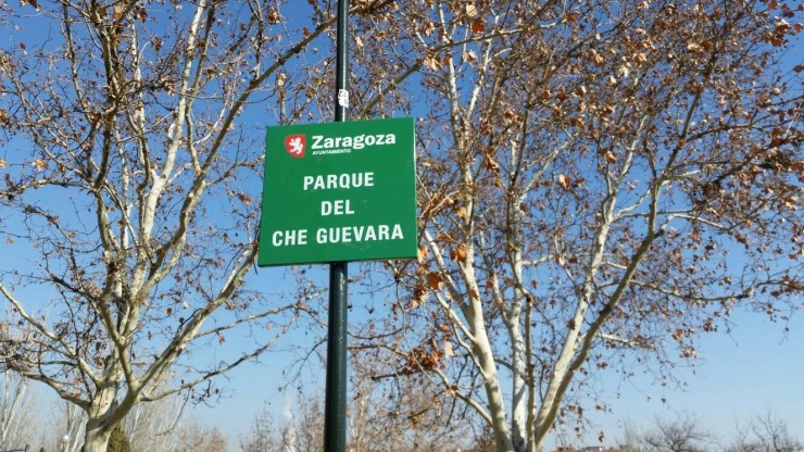 Parque Che Guevara en el barrio Actur de Zaragoza.
