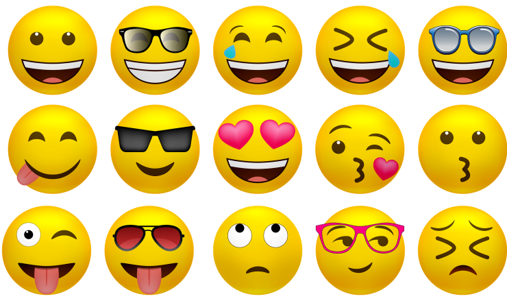 Los emojis más utilizados en Twitter son la cara de risa, la de llanto, y el corazón rojo.