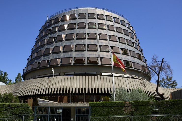 Imagen de la fachada del Tribunal Constitucional (EP).