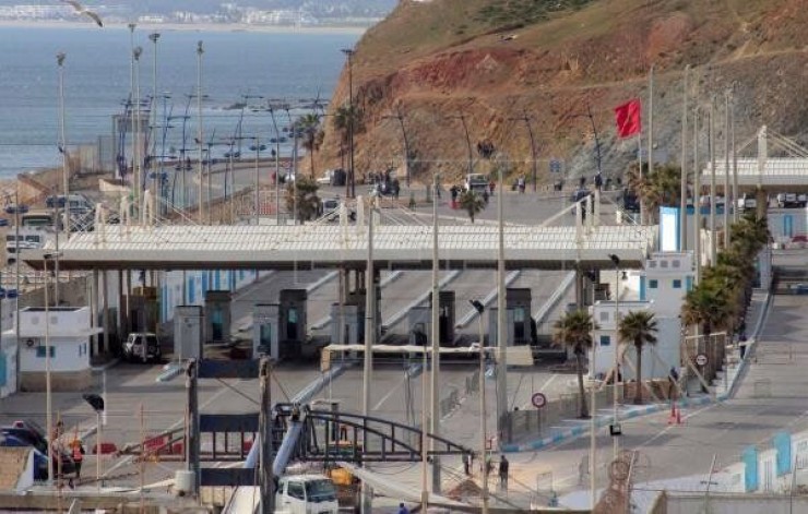 Frontera Ceuta-Marruecos (EFE).
