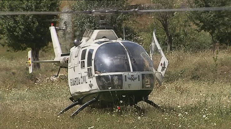 Helicópteros de la Guardia Civil. (Archivo).