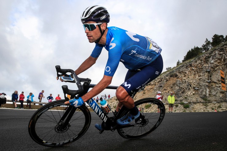 Jorge Arcas, en una etapa de este Tour de Francia. Foto: Movistar Team