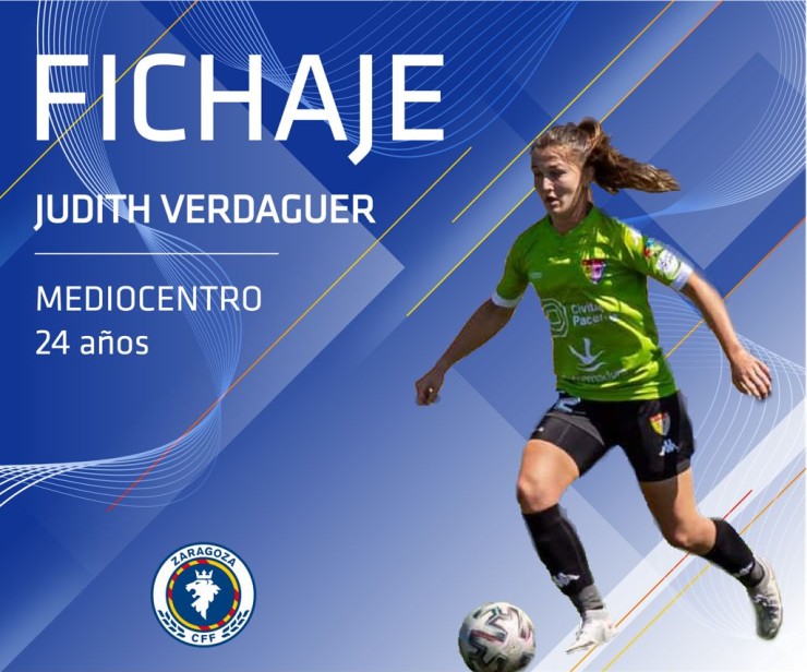 Judith Verdaguer, nuevo fichaje del Zaragoza CFF.