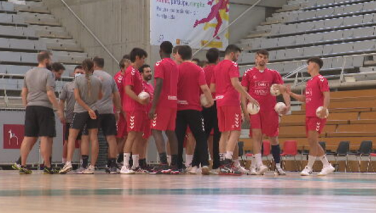 Imagen de archivo de la plantilla del Bada Huesca. Imagen: Aragón Deporte.