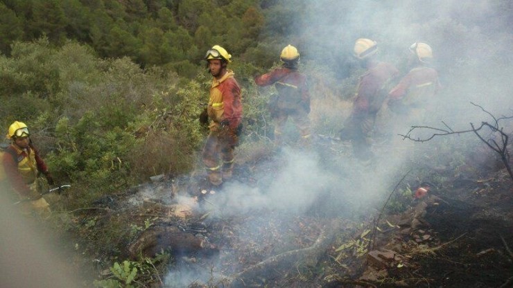 Foto de archivo de un incendio forestal (EP).
