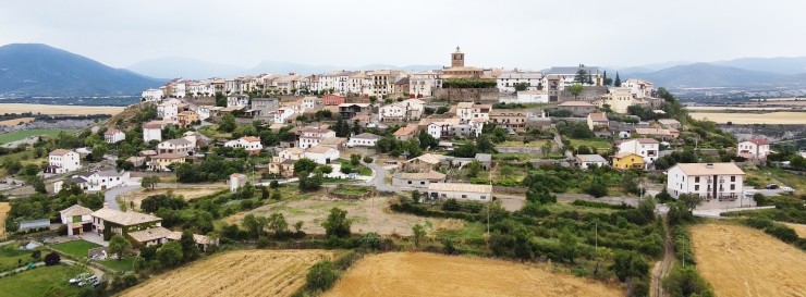 Imagen de la localidad de Berdún (Huesca). (EP).