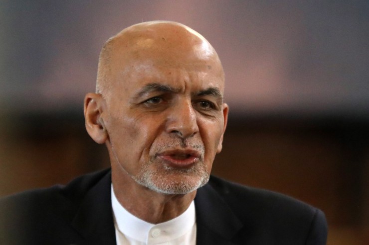 El depuesto presidente de Afganistán, Ashraf Ghani.