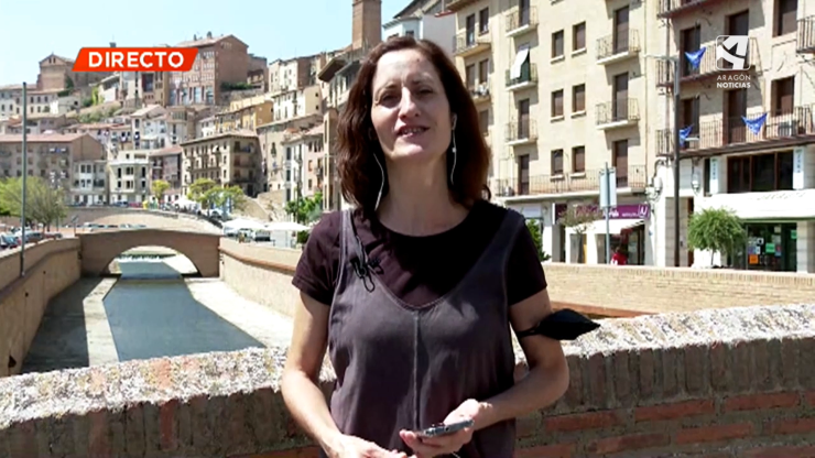 Imagen de archivo de Laura Gómez-Lacueva, durante una entrevista en Aragón TV.